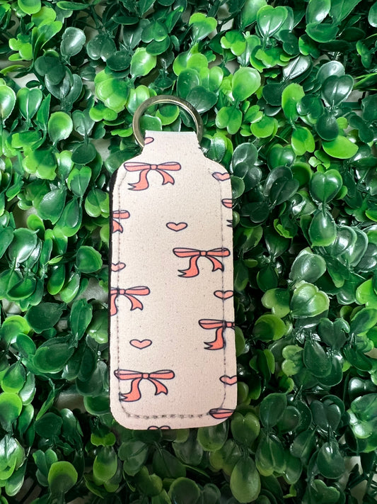 Pink Bows Lip Balm Holder