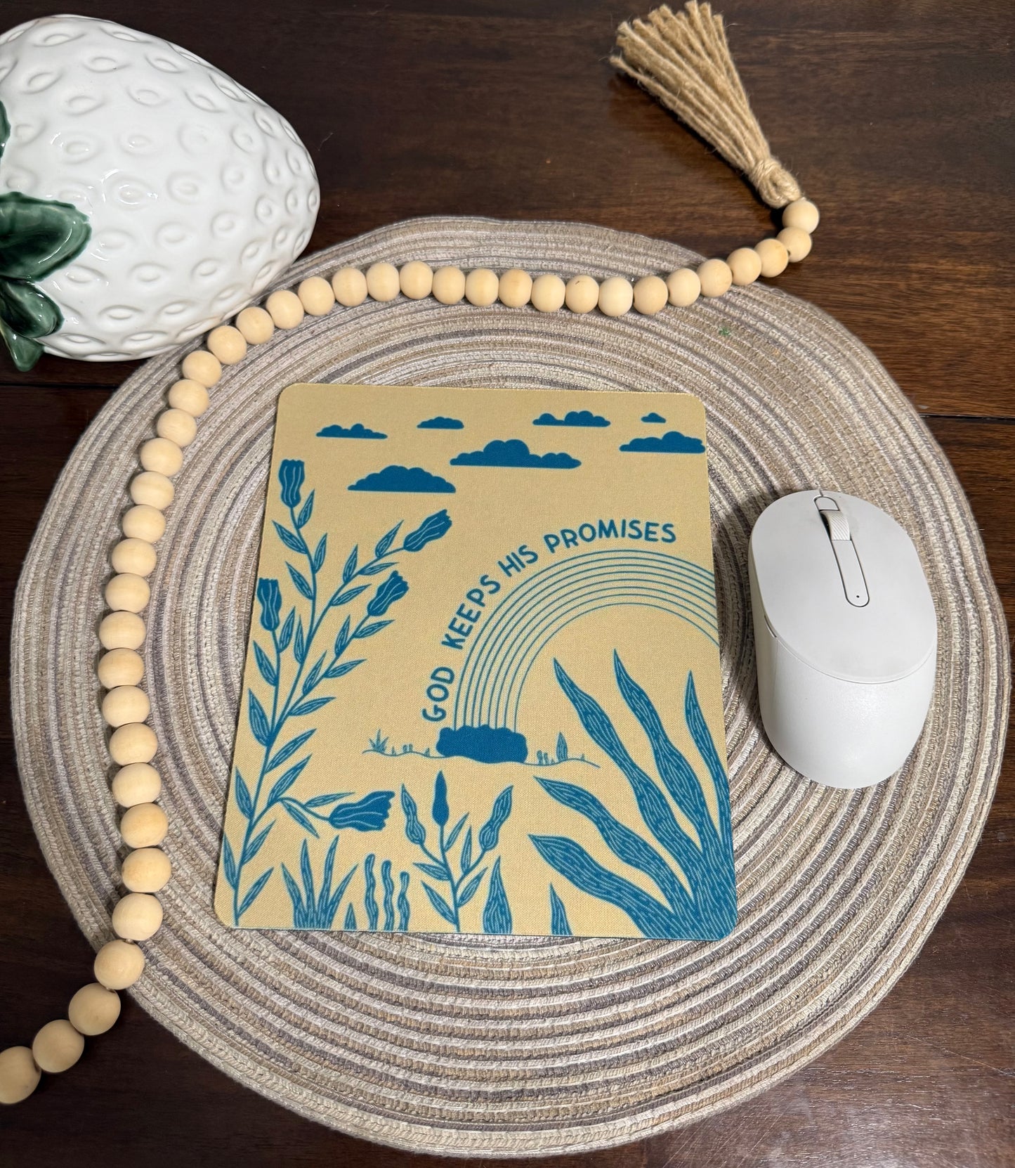 God keeps his promises mouse pad