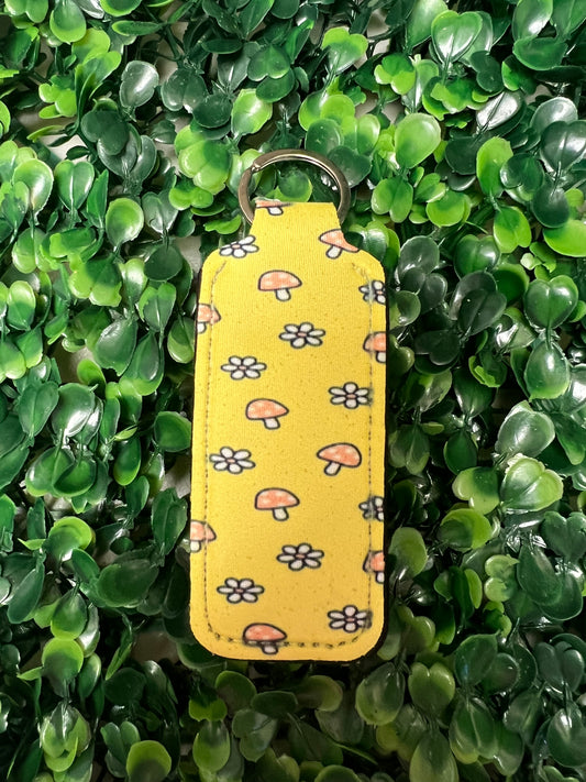Yellow Mushroom Lip Balm Holder