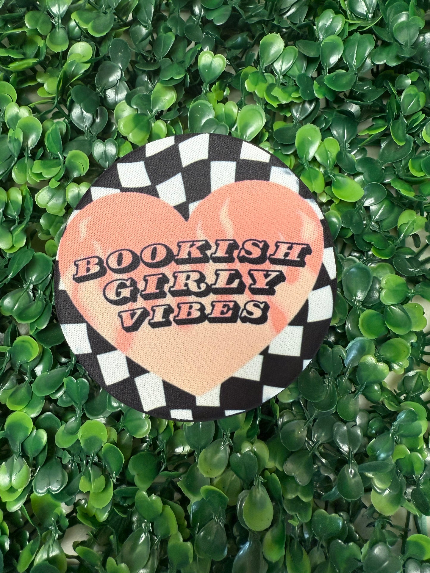 Bookish Girly Vibes Full Size Coaster