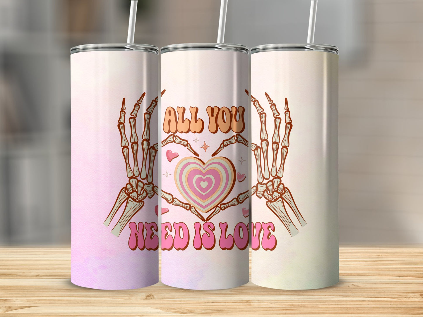 All You Need is Love Stainless Steel Tumbler