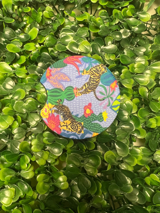 Tropical Tigers Car Cup Coasters