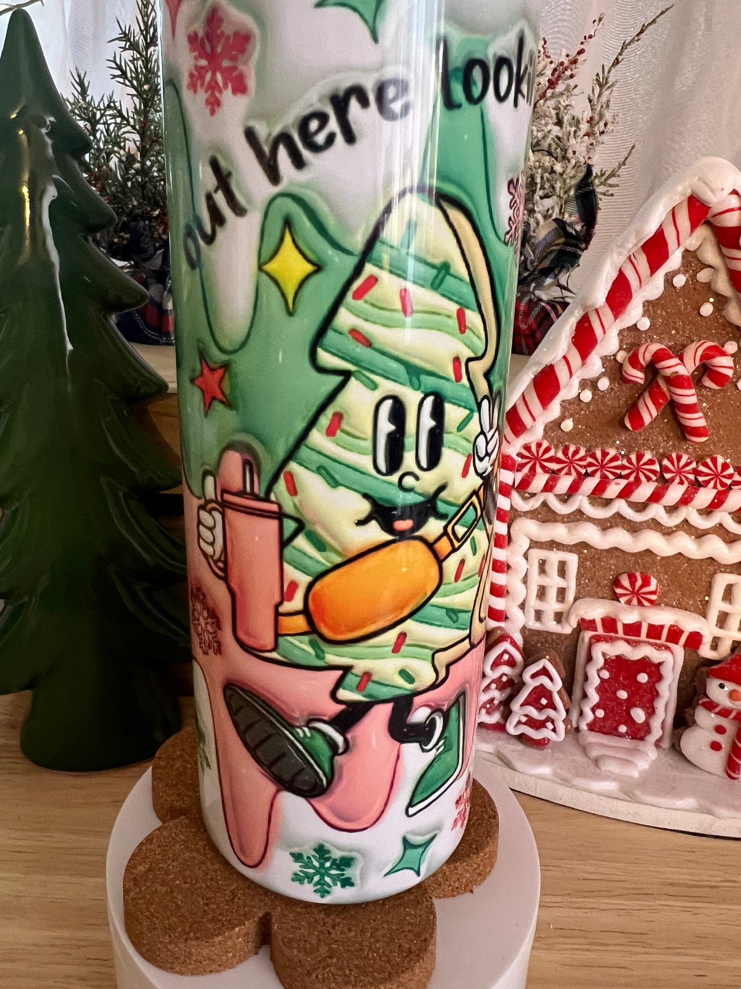 Christmas Tree's Lookin Like A Snack Stainless Steel Tumbler