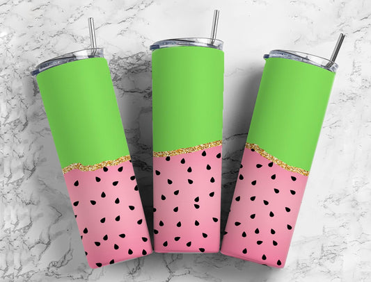 Split Watermelon Seeds Stainless Steel Tumbler