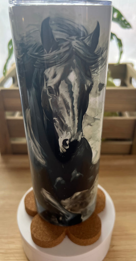 Black Stallion Stainless Steel Tumbler