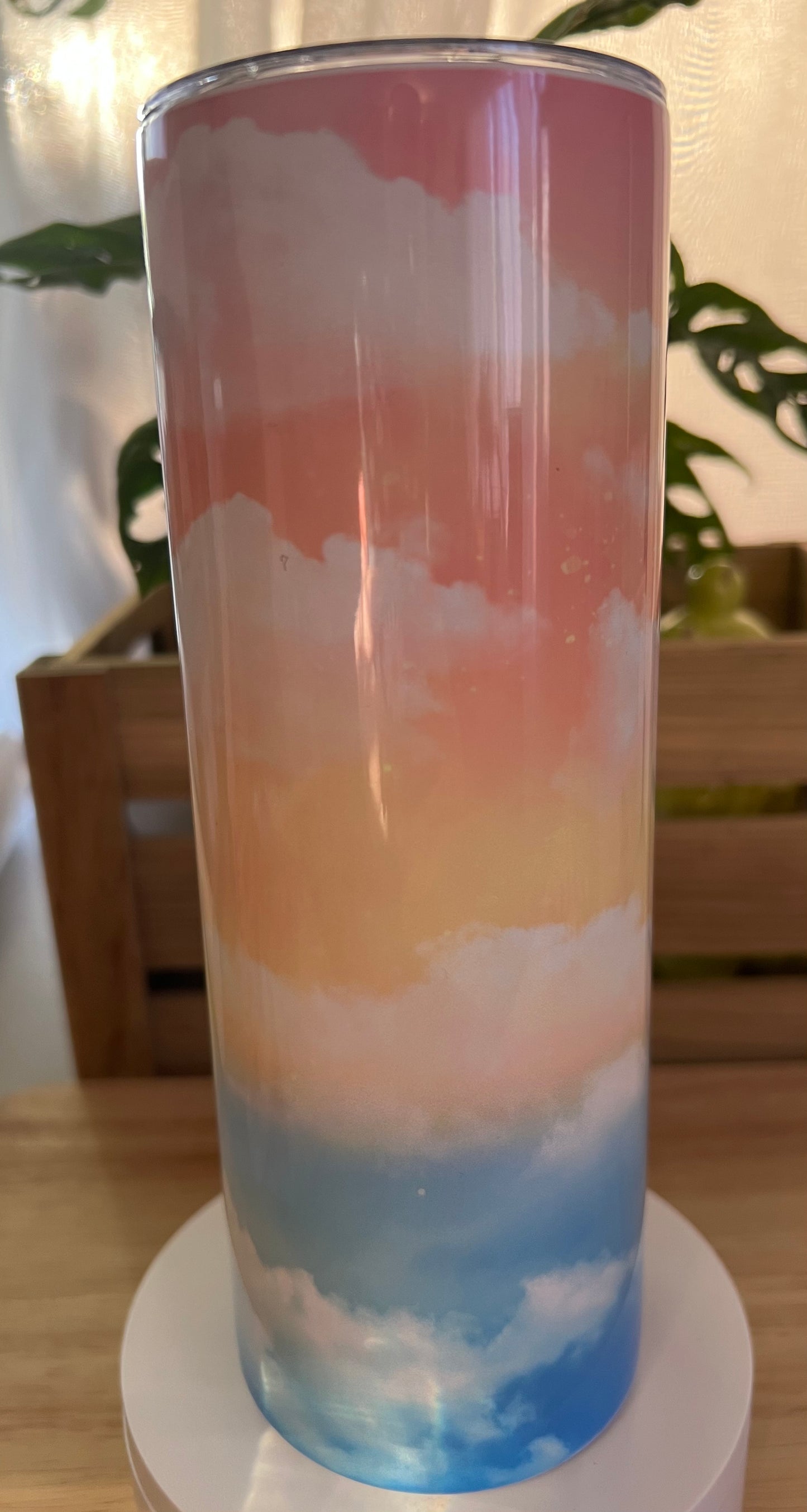 Ombre Sunset Clouds Stainless Steel Tumbler