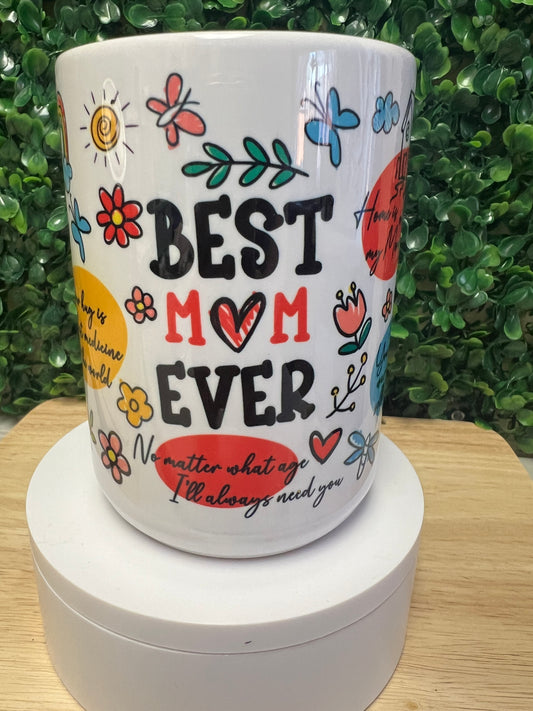 Best Mom Ever Affirmations Coffee Mug