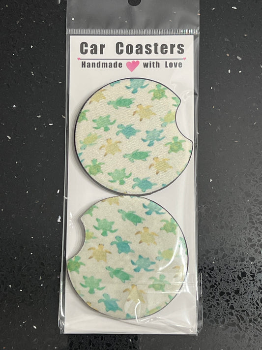 Sea Turtles Car Cup Coasters