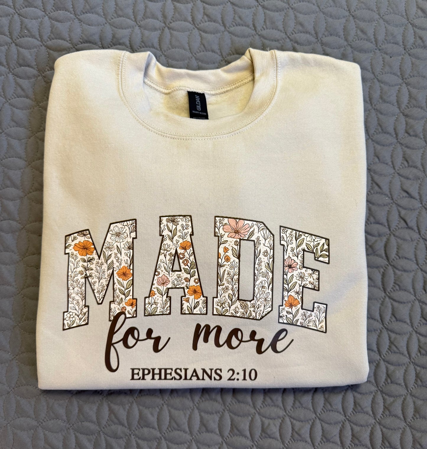 Made for more crewneck sweater