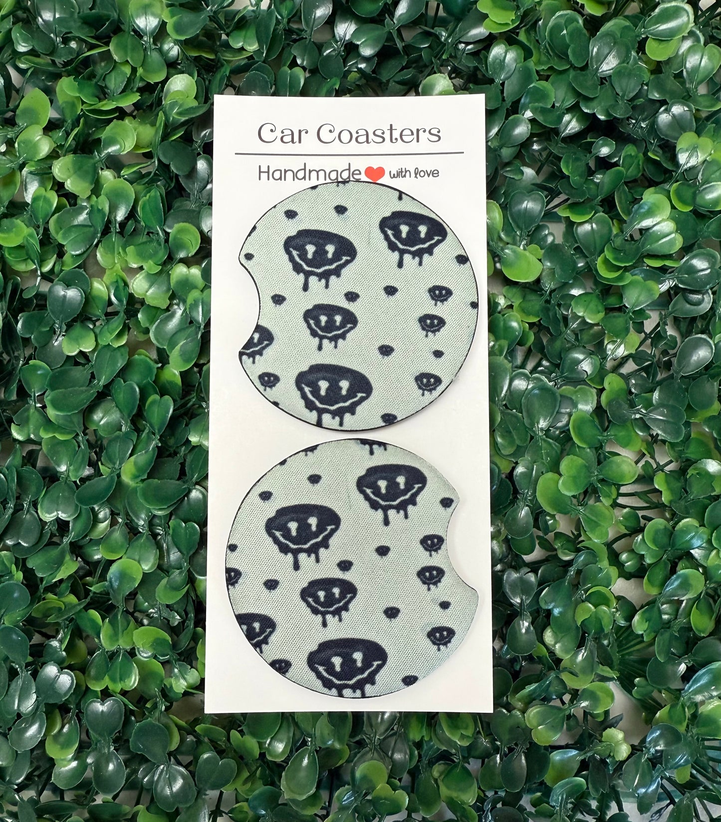 Drip face car cup coasters