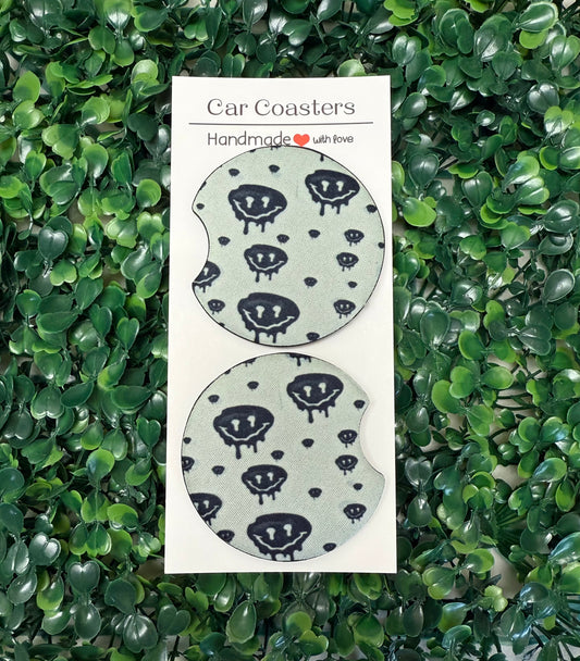 Drip face car cup coasters