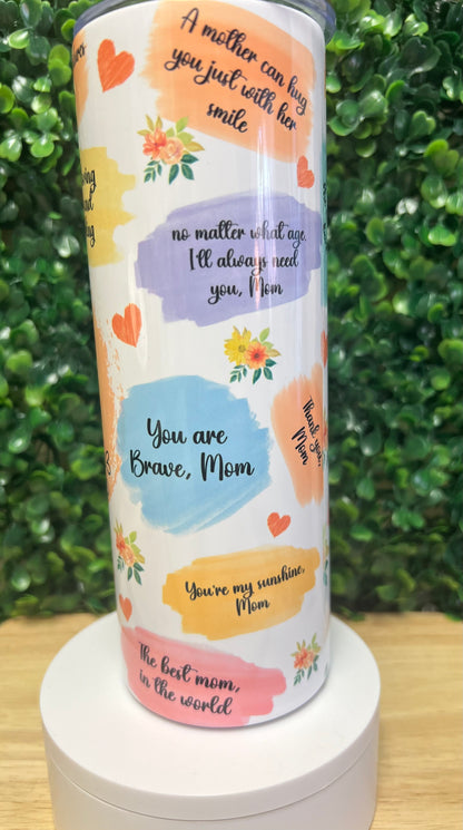 Best Mom Ever Affirmations Stainless Steel Tumbler