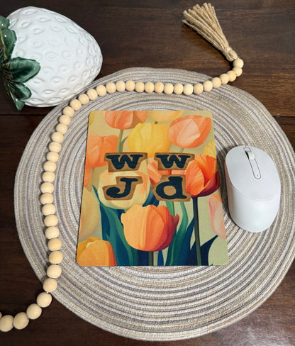 WWJD mouse pad