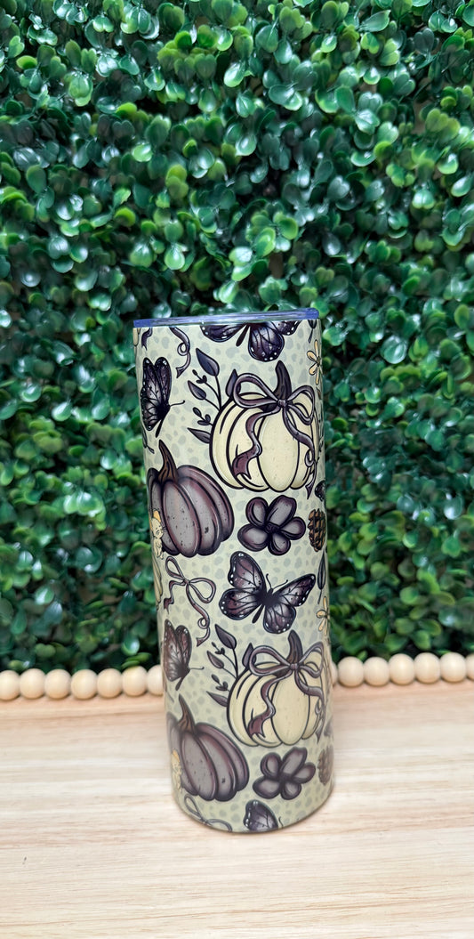 Dark cottage core fall stainless steel tumbler