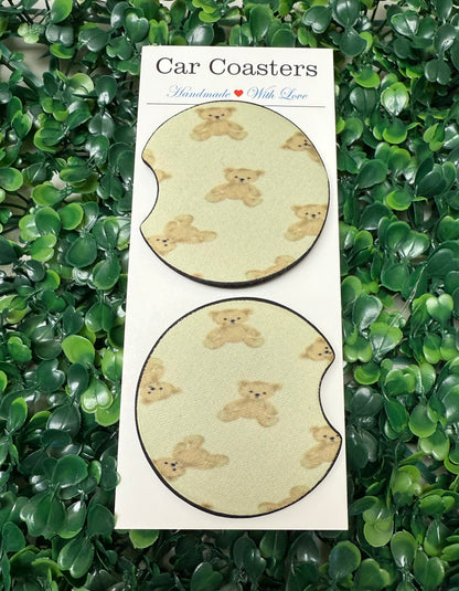 Teddy Bears Car Cup Coasters