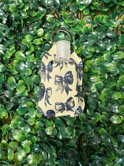 Black Bows Hand Sanitizer Holder