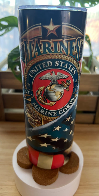 Marine Corps Stainless Steel Tumbler