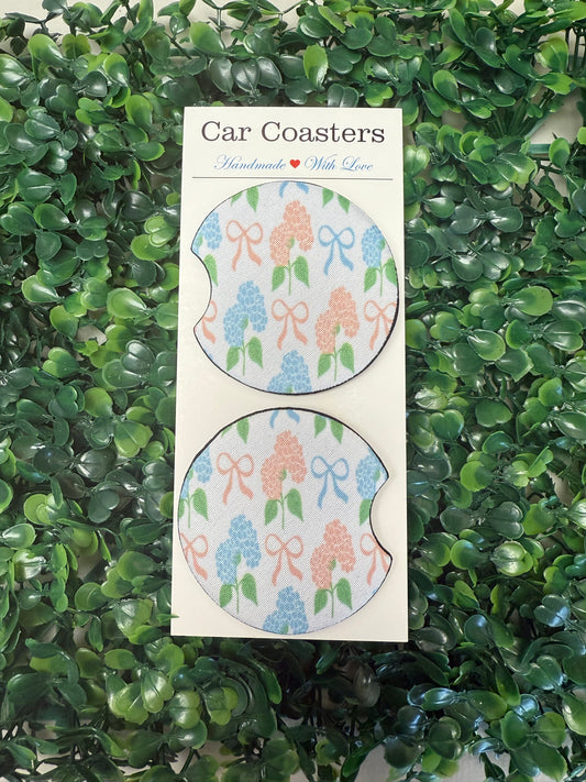 Hydrangeas Car Cup Coasters