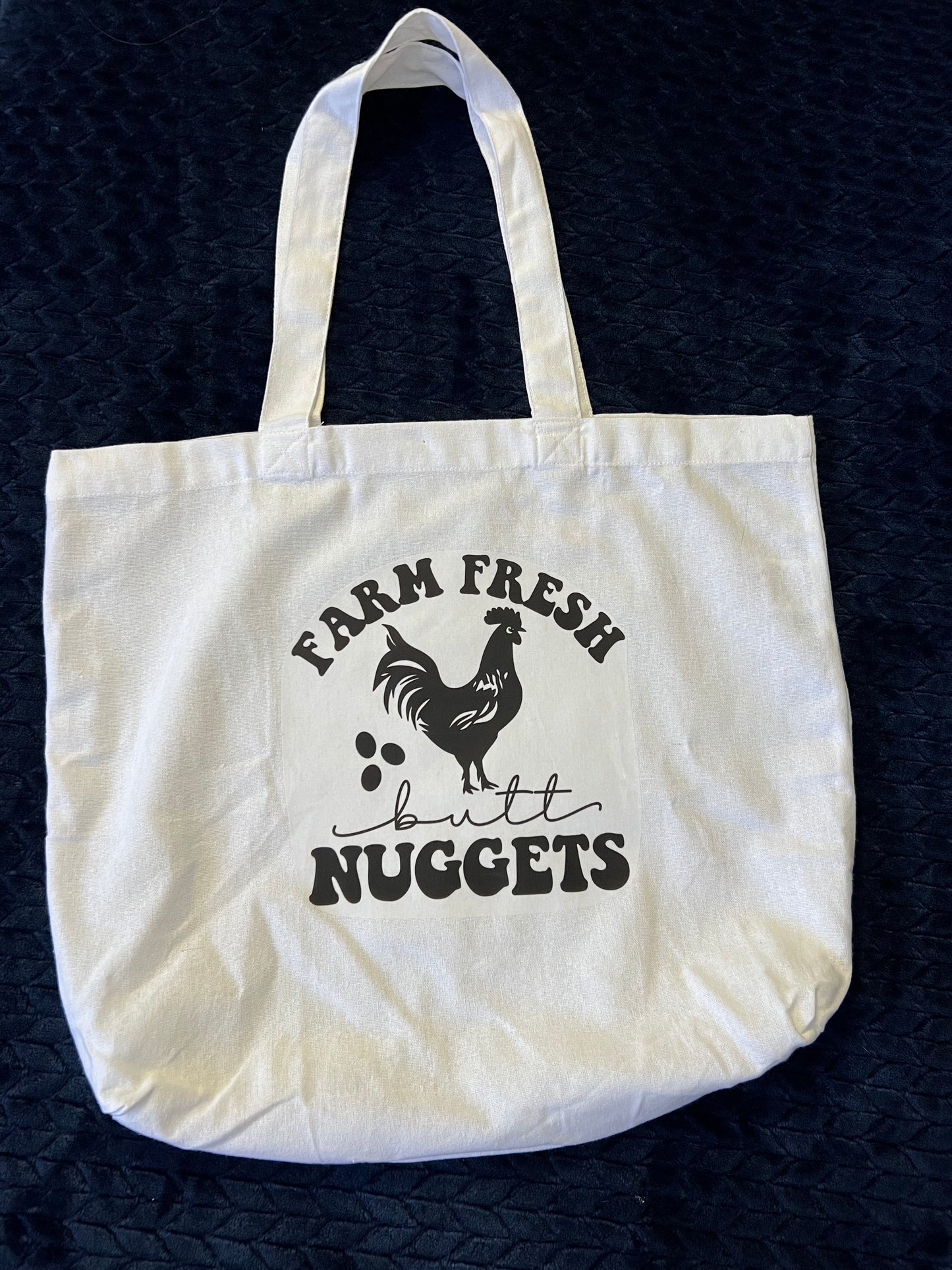 Farm Fresh Butt Nuggets Tote Bag