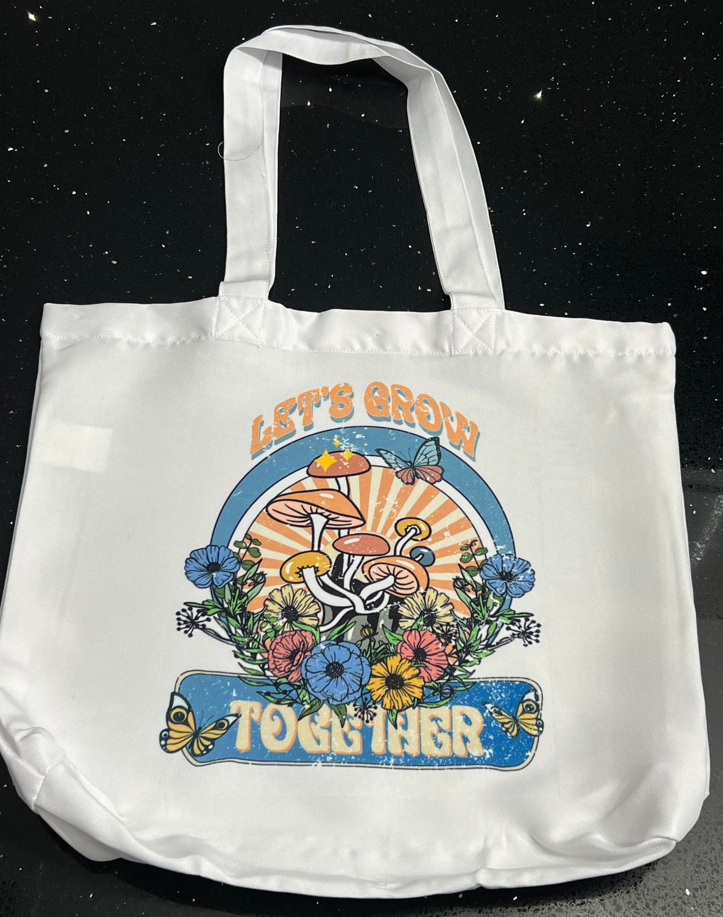 Let's Grow Together Tote Bag