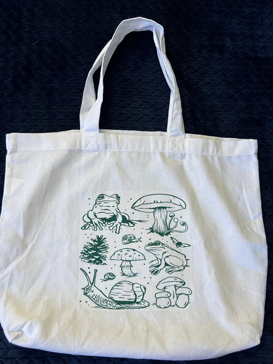 Froggy Forest Tote Bag