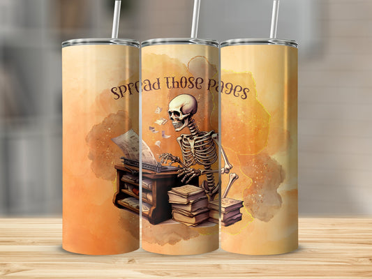 Spread those Pages Stainless Steel Tumbler