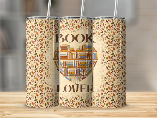 Book Lover Stainless Steel Tumbler