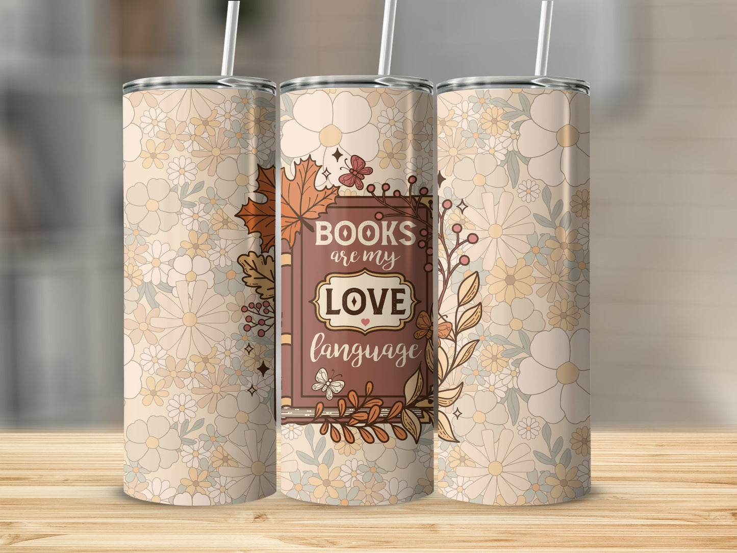 Books are my Love Language Stainless Steel Tumbler