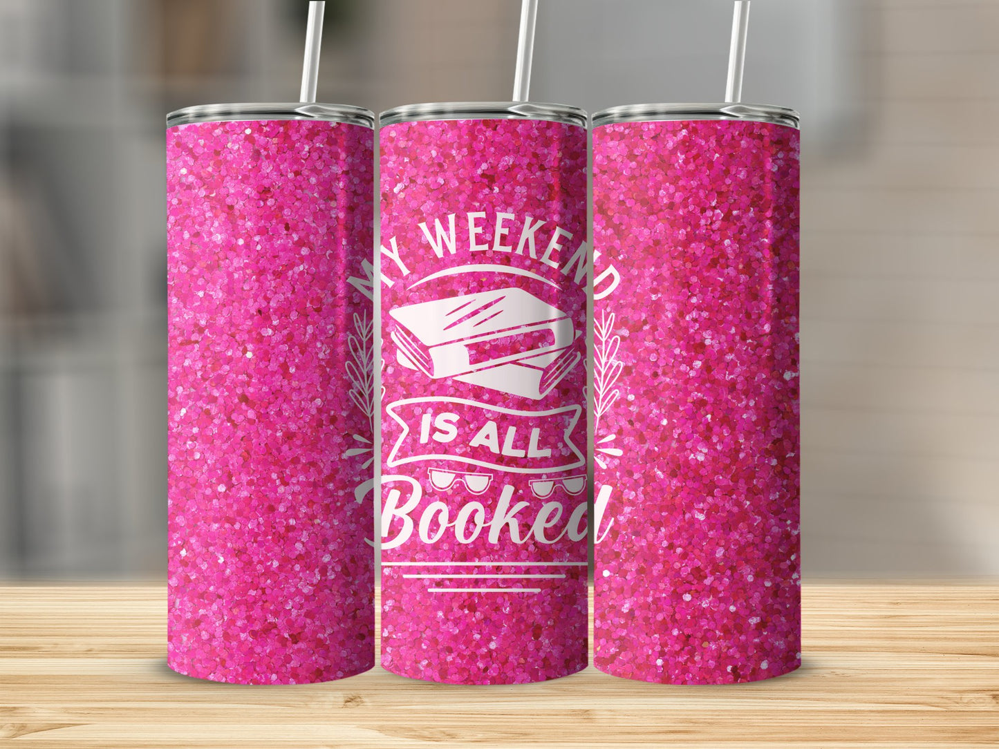 My Weekend is all Booked Stainless Steel Tumbler