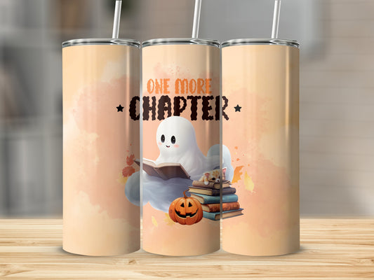 One more Chapter Ghostie Stainless Steel Tumbler