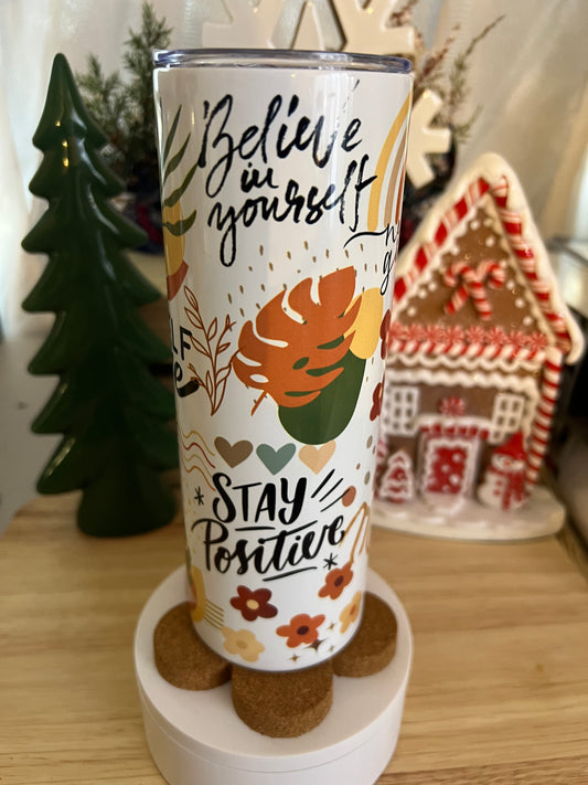 Boho Daily Motivation Stainless Steel Tumbler