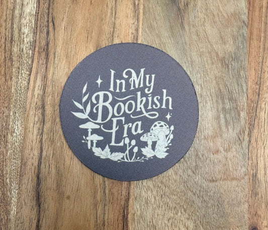 In my bookish era drink coaster
