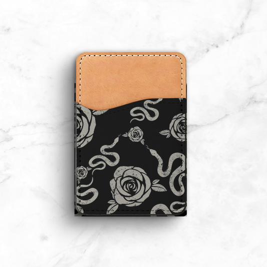Snake Rose Phone Case Wallet