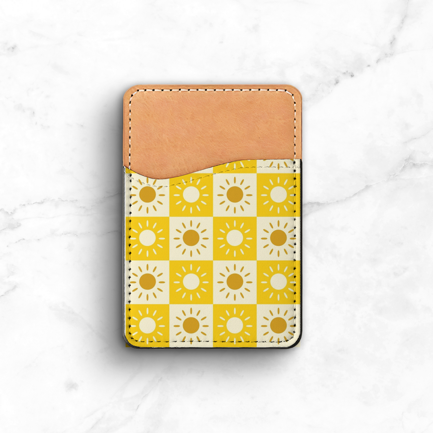 Checkered Sunshine Phone Case Wallet