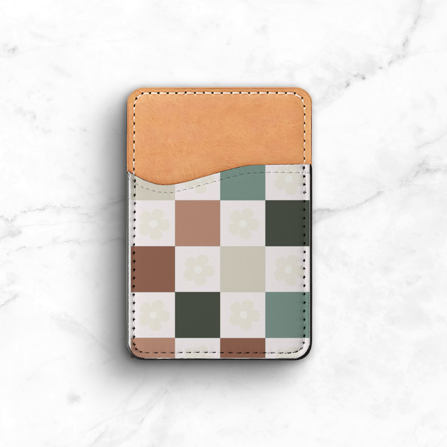 Checkered Multi Colors Phone Case Wallet