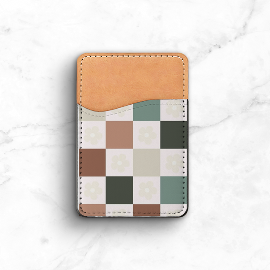 Checkered Multi Colors Phone Case Wallet
