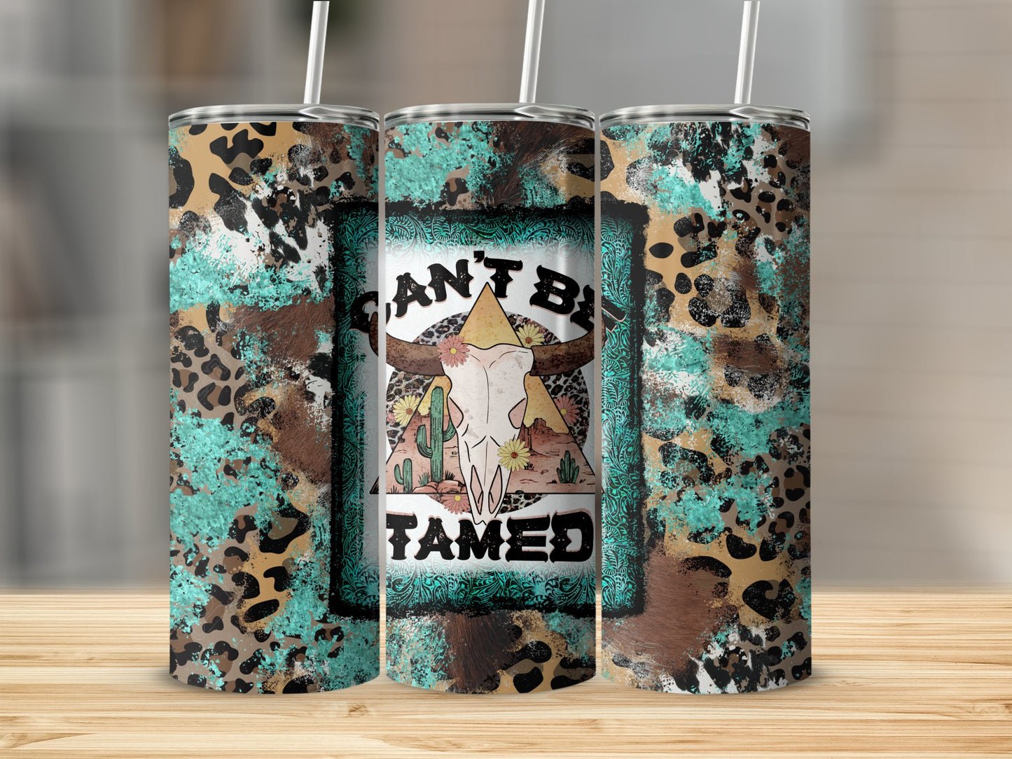 Can't Be Tamed Stainless Steel Tumbler