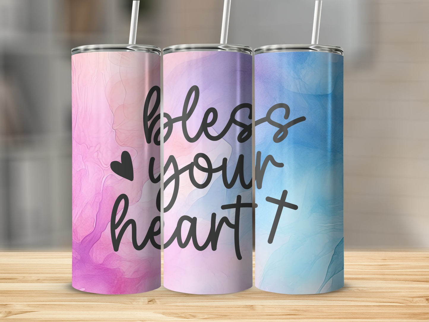 Bless Your Heart Stainless Steel Tumbler