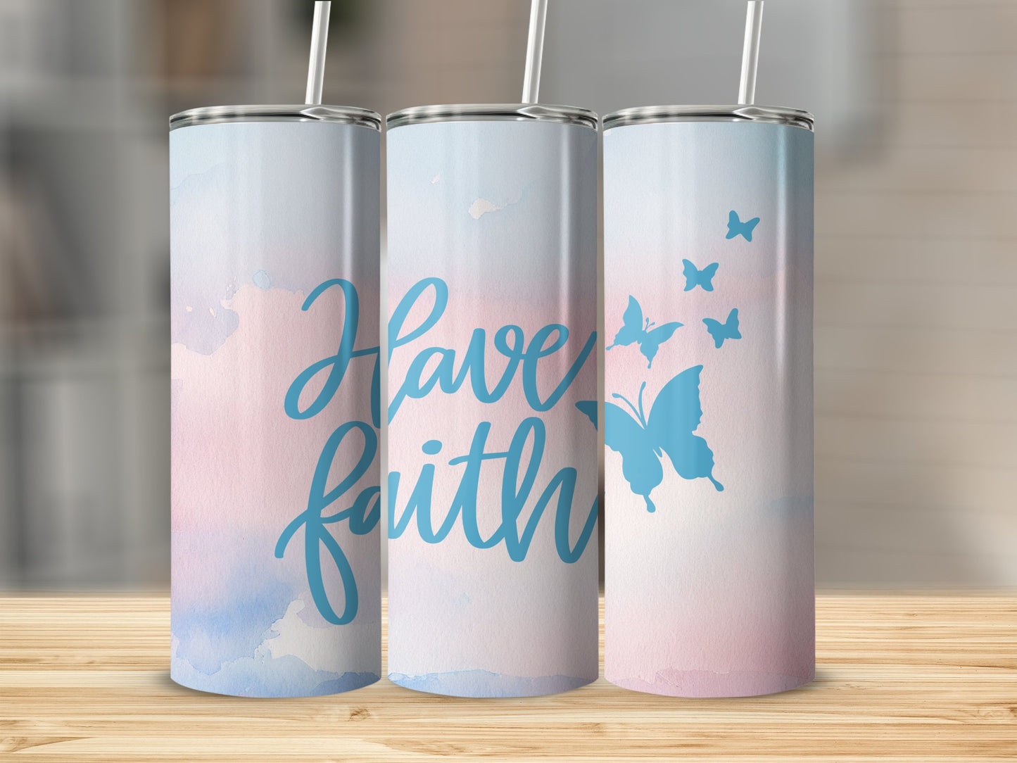 Have Faith Stainless Steel Tumbler