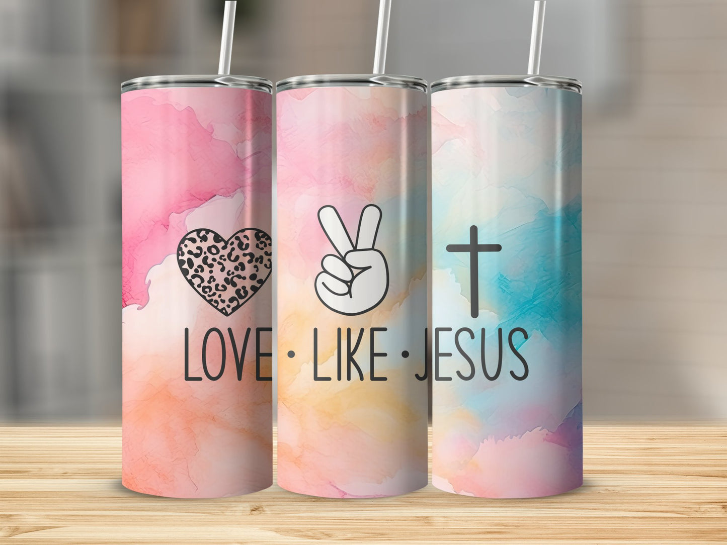 Love Like Jesus Stainless Steel Tumbler