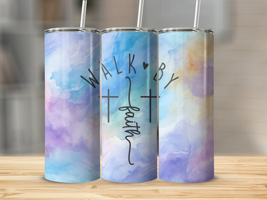 Walk By Faith #3 Stainless Steel Tumbler