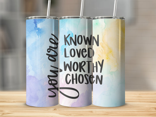 "You Are" #2 Stainless Steel Tumbler