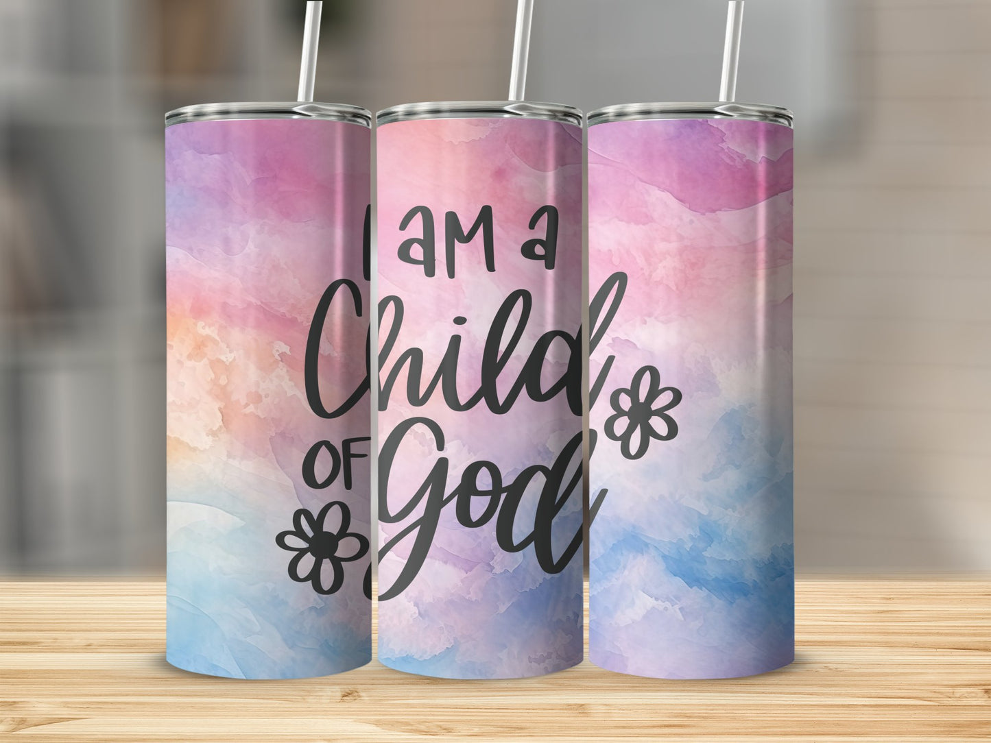 I am a Child of God Stainless Steel Tumbler