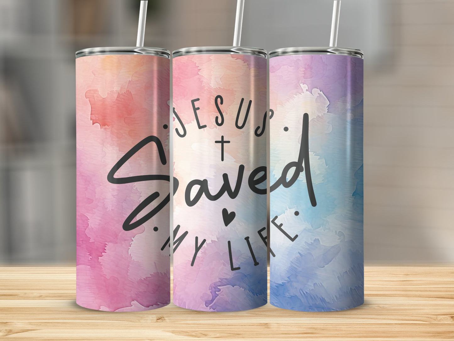 Jesus Saved my Life! Stainless Steel Tumbler