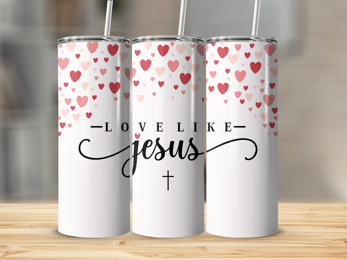 Love Like Jesus Stainless Steel Tumbler