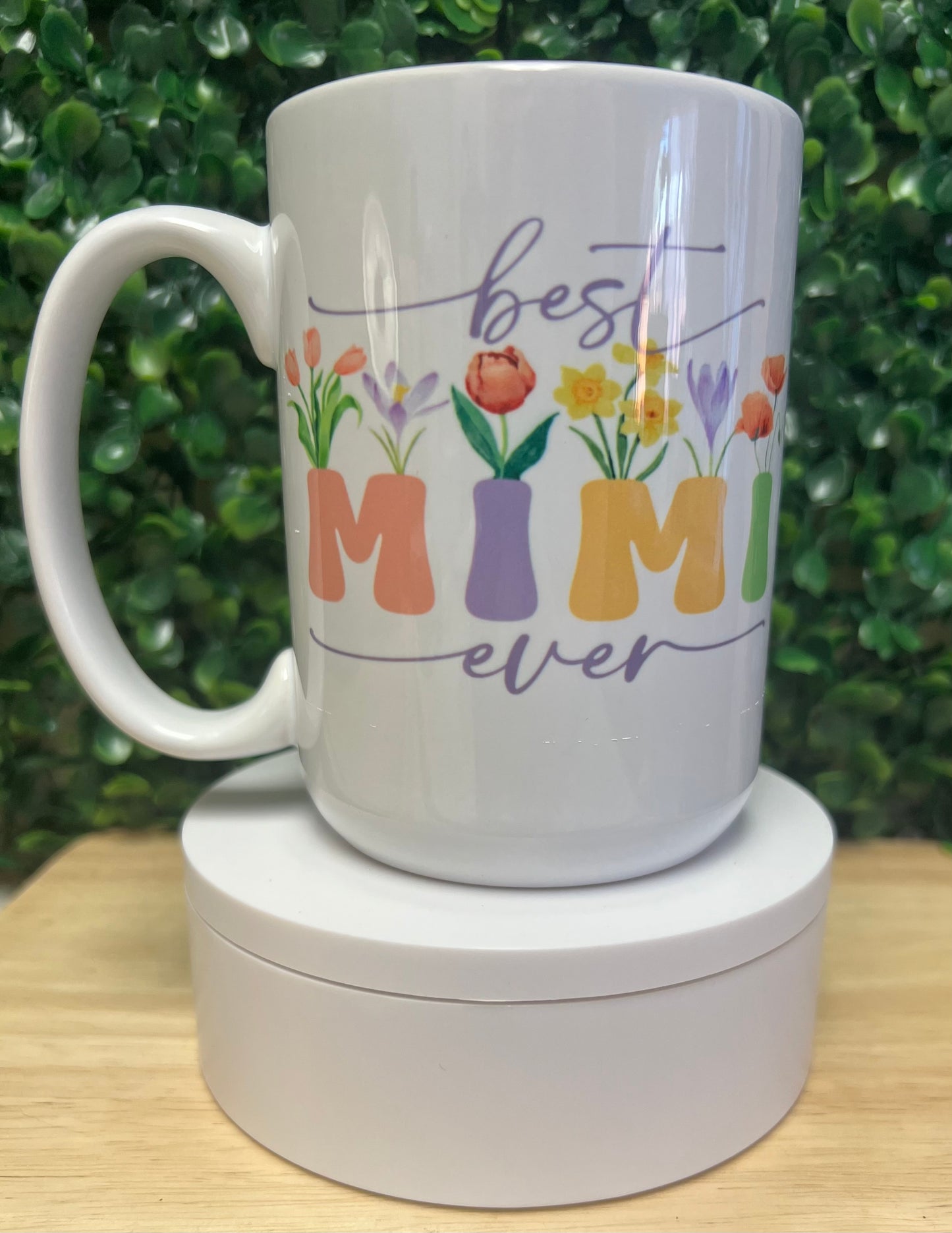 Best Mimi Ever Flowers Coffee Mug