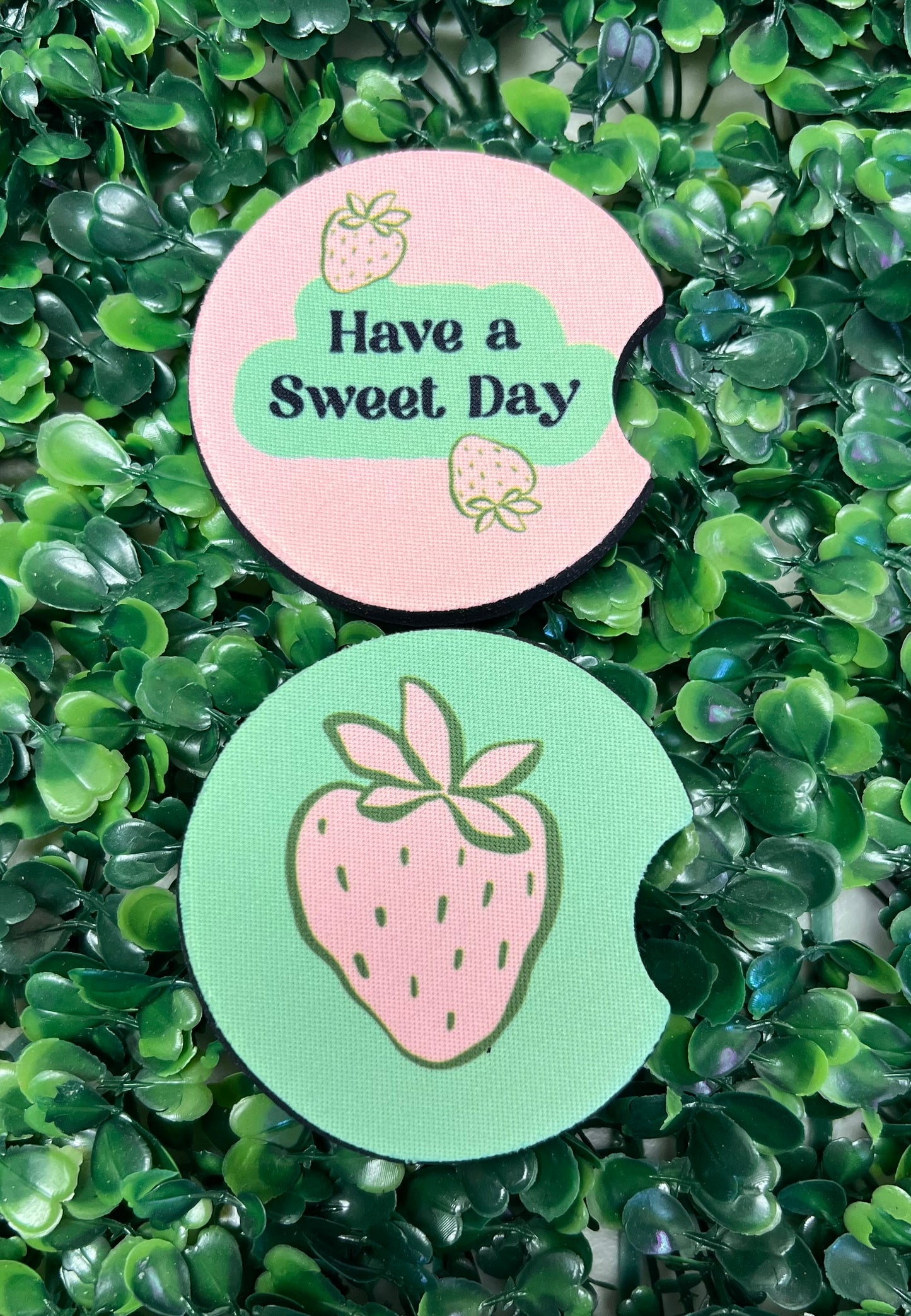 Have a Sweet Day Car Cup Coasters