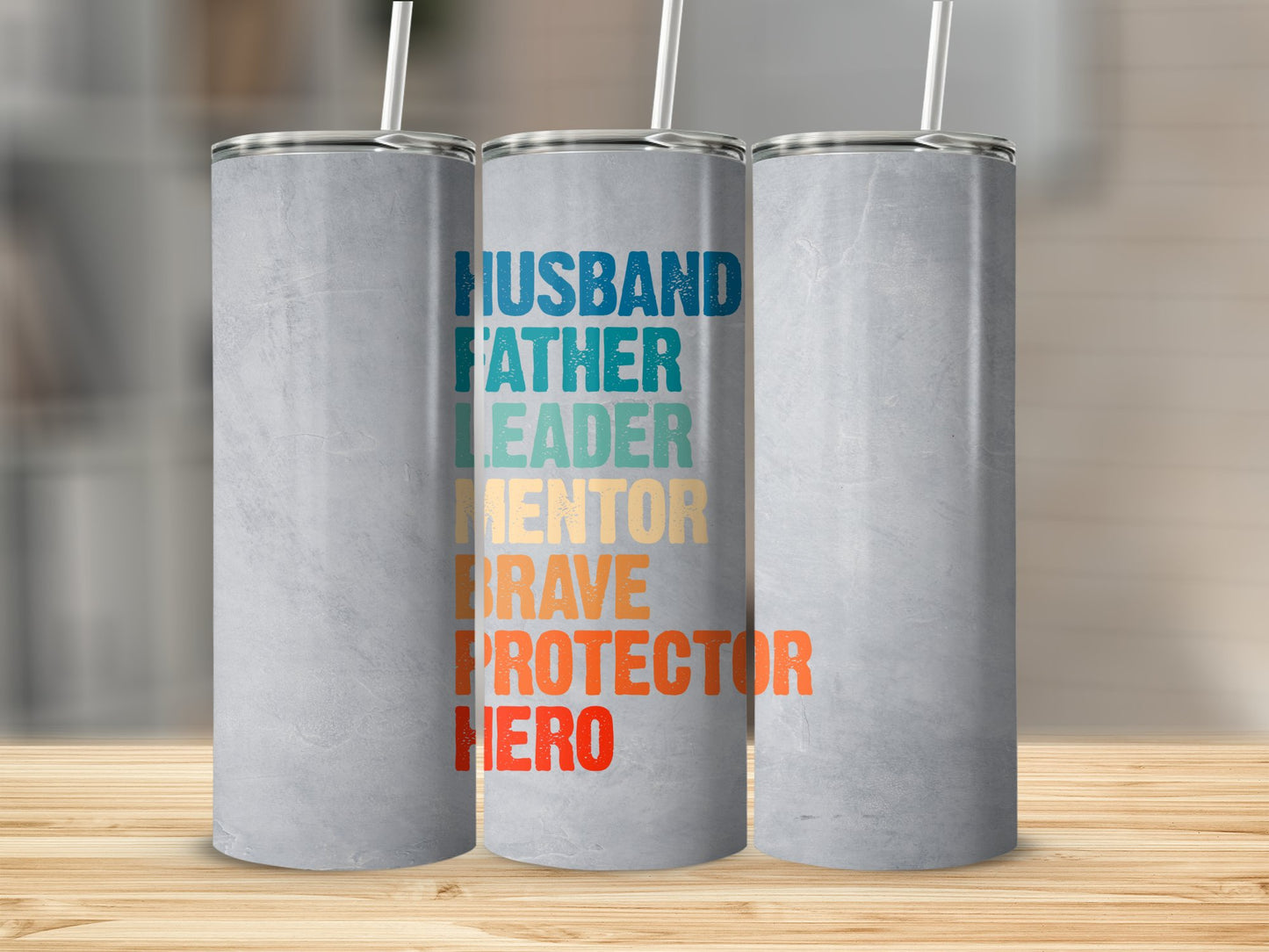 Dad Attributes Stainless Steel Tumbler