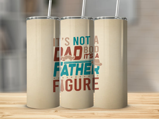 Dad Bod, Father Figure Stainless Steel Tumbler