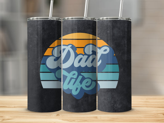 Dad Life Stainless Steel Tumbler